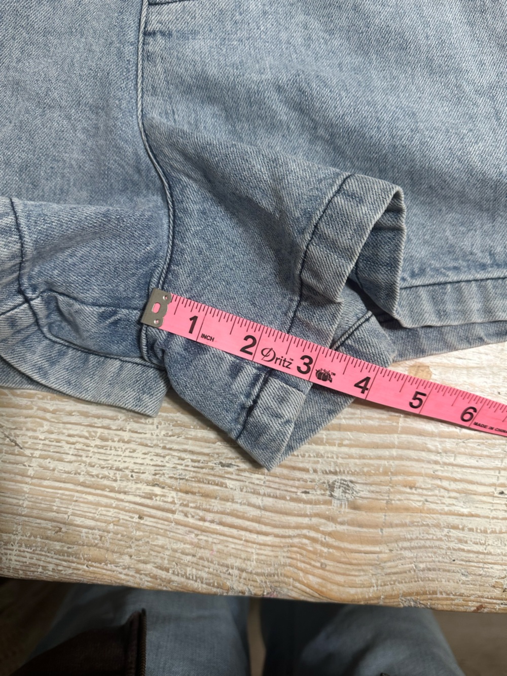 Show me Your MuMu Revolve Sloane Denim Belted Romper Spaghetti Strap Sz L - Picture 10 of 13